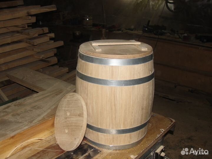 Дубовые бочки, кадушки