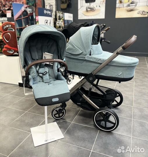 Cybex Balios s lux 2023 sky blue новая гарантия