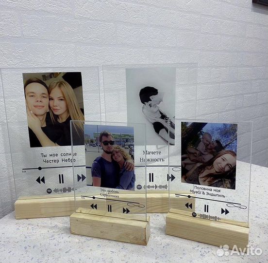 Оживающее фото на стекле подарок 8 марта