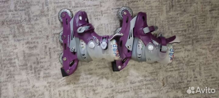 Роликовые коньки детские раздвижные
