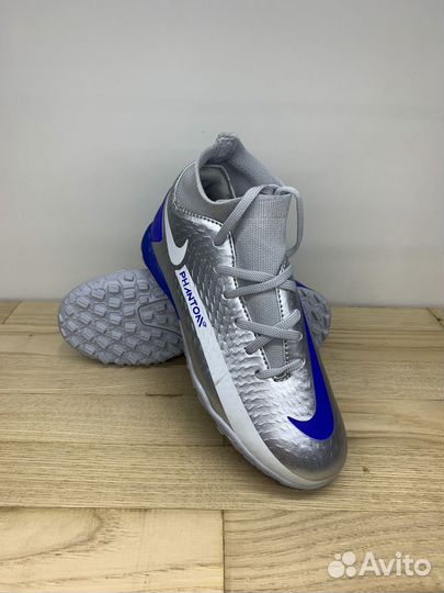 Детские Сороконожки Nike Phantom black шиповки