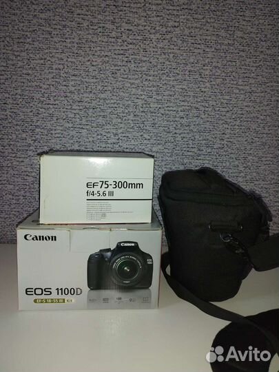 Зеркальный фотоаппарат canon eos 1100d