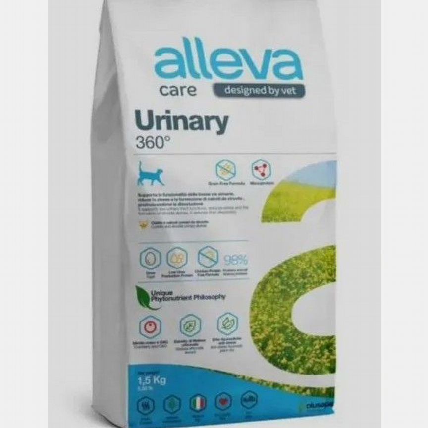 Корм для кошек alleva urinary