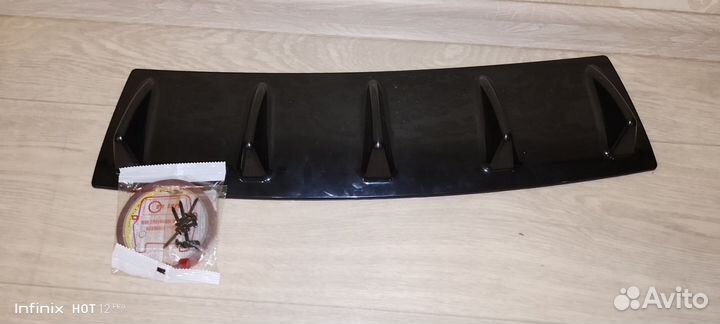 Спойлер заднего бампера, нижний