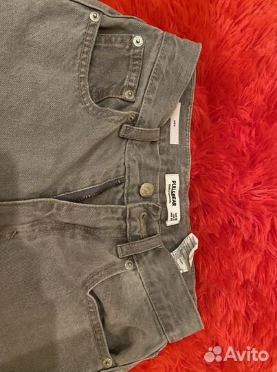 Джинсы mom pull and bear xs