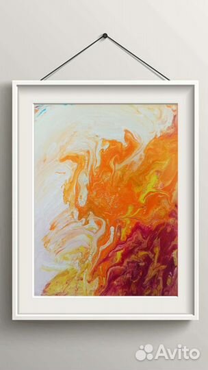 Картины в интерьер жидким акрилом абстракция