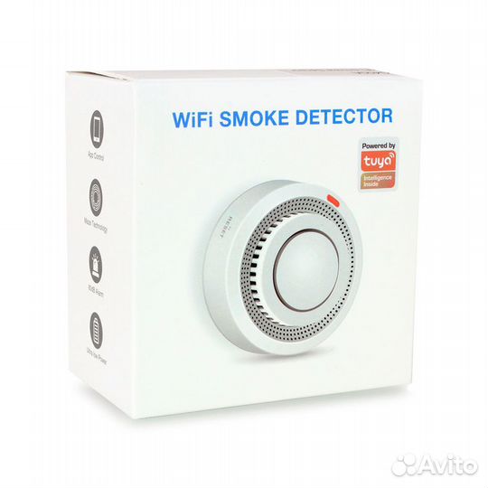 Wi Fi Пожарный датчик дыма CO2 с Вашего Телефона