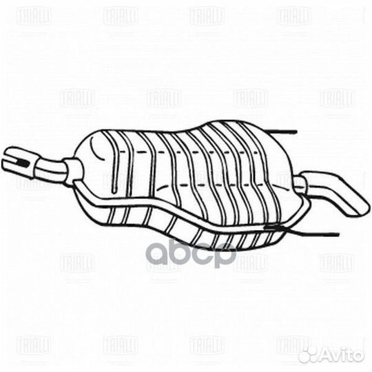 Глушитель для а/м Opel Astra H (04) 1.8i осн