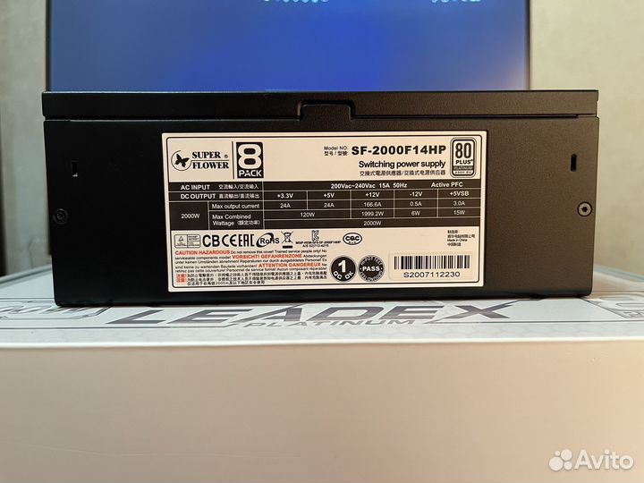 Блок питания 2000W Super Flower Leadex Platinum