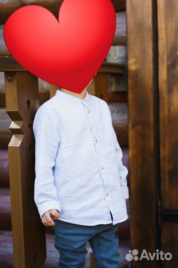 Рубашка zara для мальчика 98