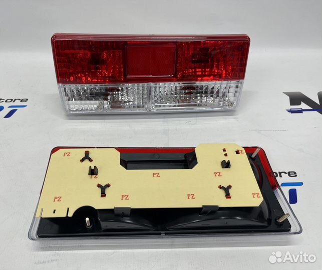 Фонари задние (красно-белые) для ваз 2105, 2107