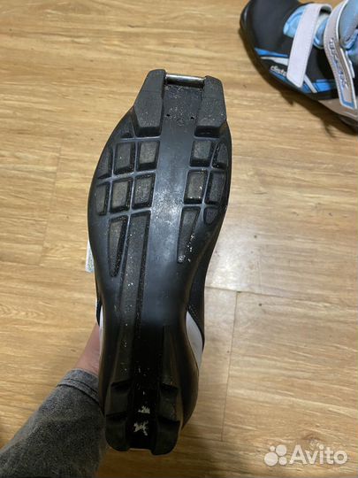 Лыжные ботинки trek distancesns ик black blue