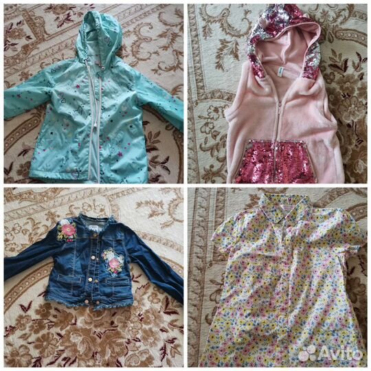 Вещи пакетом для девочки 116-122