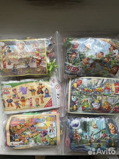 Игрушки из киндера 90х