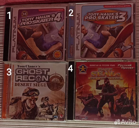 Игровые cd диски для PC 90е