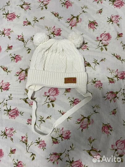 Шапка зимняя для новорожденных