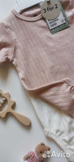 Новые боди h&m для девочки 68,80,86,92