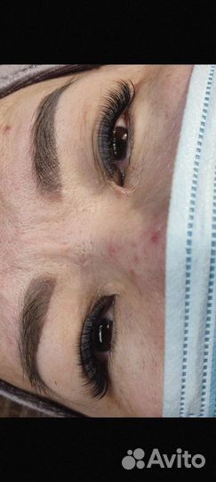 Наращивание ресниц на дому