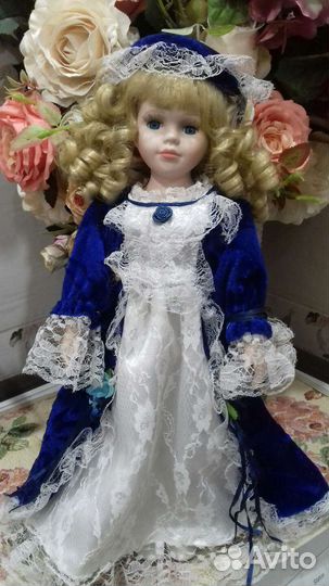 Кукла фарфор винтаж