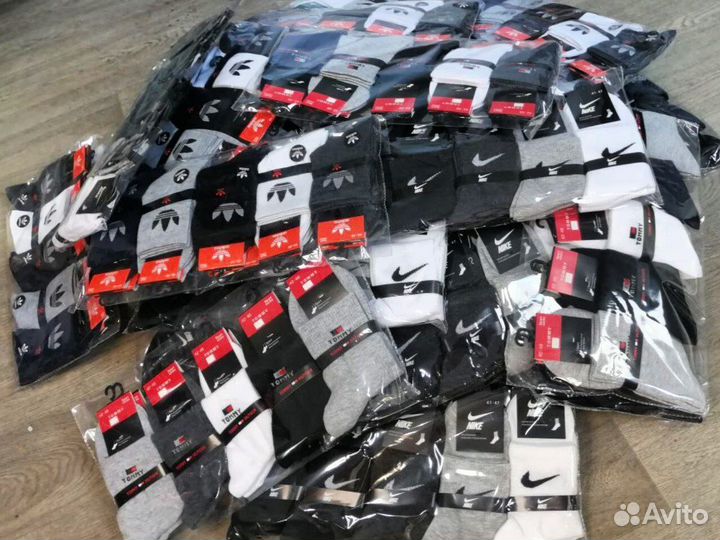 Высокие носки nike adidas