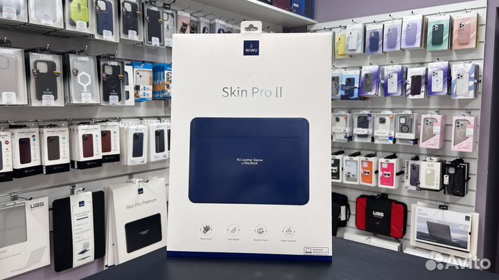 Конверт wiwu Skin Pro 2 MacBook Pro 13.3 Blue