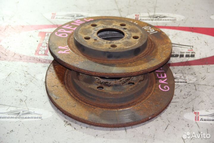 Тормозной диск зад c Toyota Blade GRE156H 2GR-FE