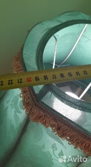 Винтажный абажур, настольный