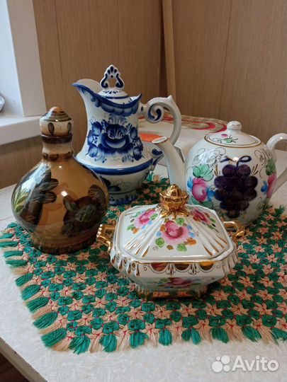 Посуда СССР. Сахарница. Молочник. Кувшины