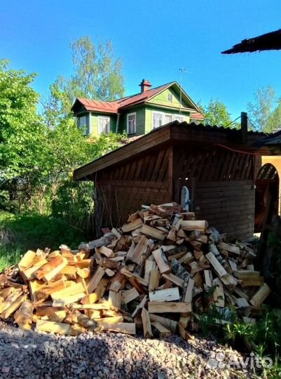 Дрова колотые сухие
