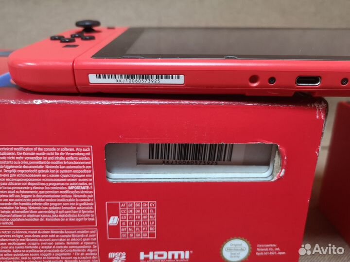 Nintendo Switch V2 (чипованая) Mario Edition