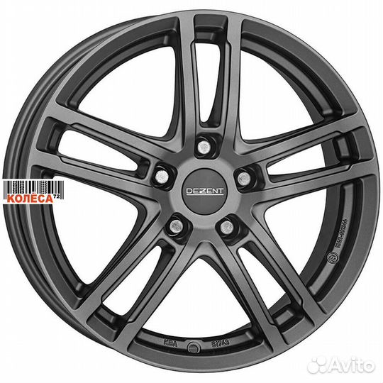Dezent TZ 7.5x18 5x108 ET48 Dia70.1 Graphite