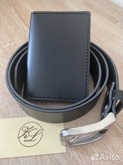 Мужской кожаный ремень