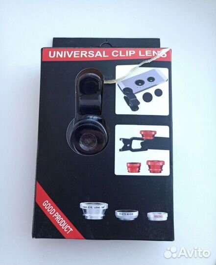 Универсальная смена линзы для смартфона