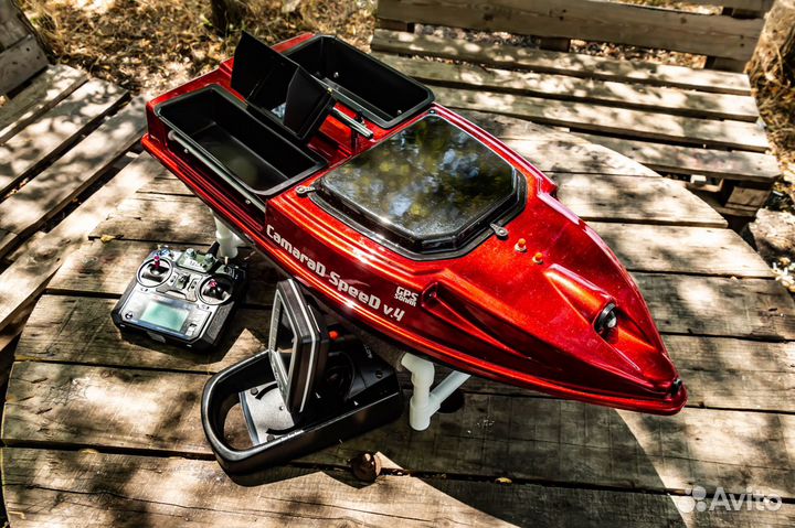 Карповый кораблик,камера,эхолот Toslon TF500,сброс