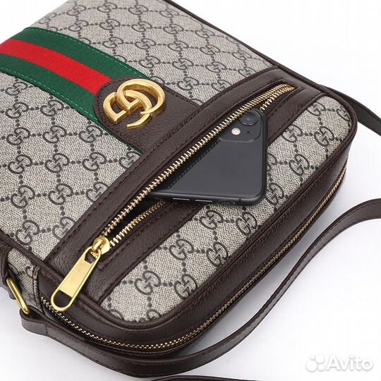 Сумка мужская Gucci через плечо Новая