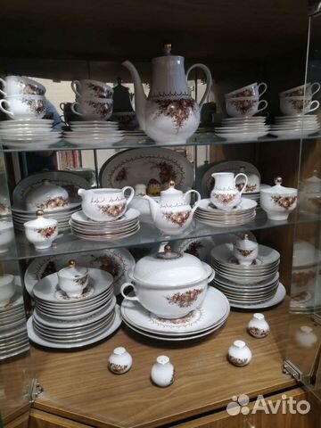Столовый сервиз на 12 персон гдр