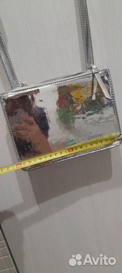 Сумочка серебристая Befree