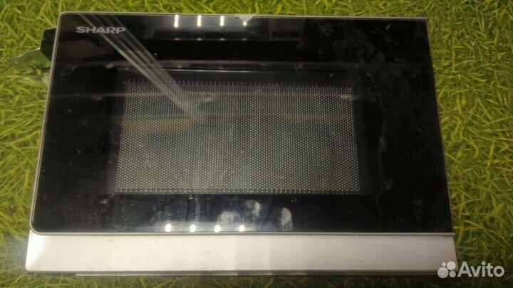 Дверца микроволновой печи Sharp R2772R(SL)