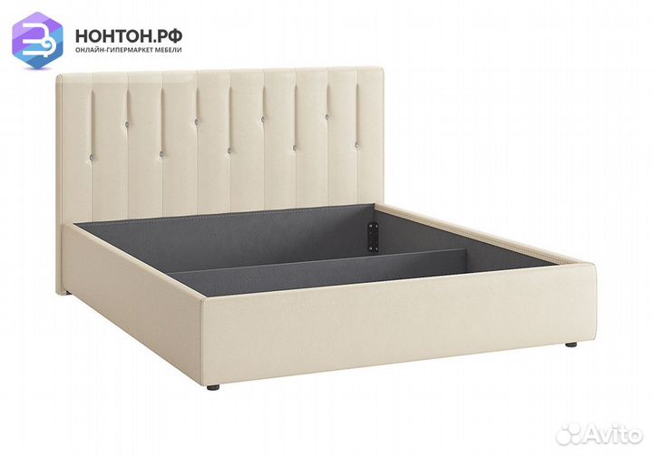 Кровать Кристи 1.6 м крем