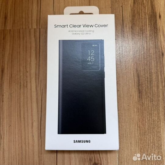 Чехол Samsung SMART Clear View Cover S22 Ultra