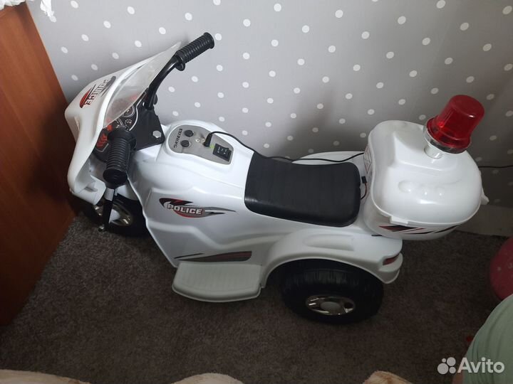 Детский мотоцикл на аккумуляторе бу