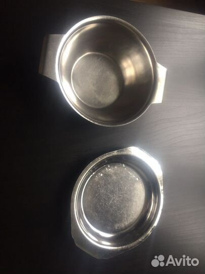 Тарелки из нержавейки СССР