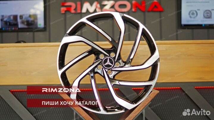 Кованые диски R22 на Mercedes S-Class