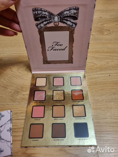 Палетка теней + румяна/хайлайтер Too Faced