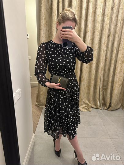 Платье в горох