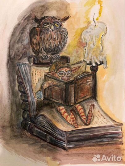 Акварель серия Фэнтези