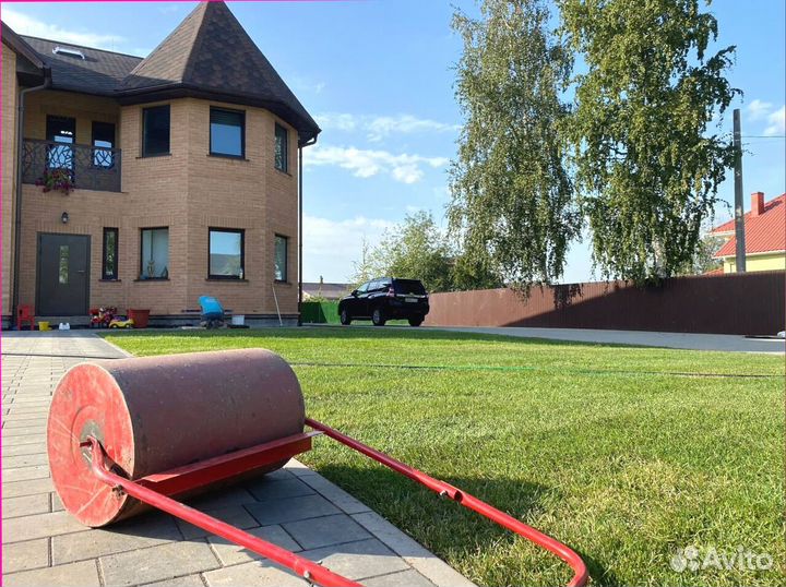 Рулонный газон, укладка под ключ, продажа