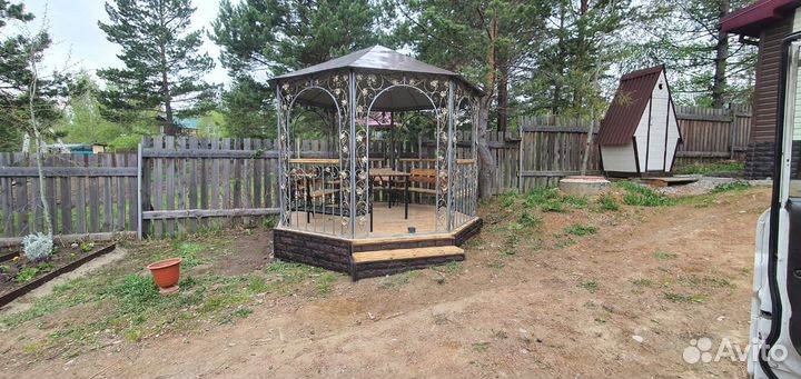 Беседка кованая