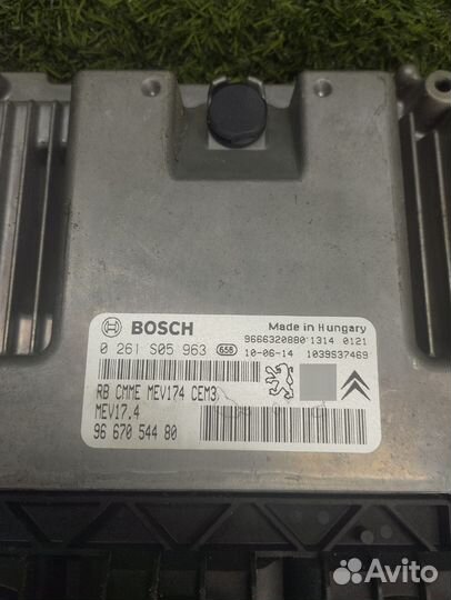 Блок управления двигателем Peugeot