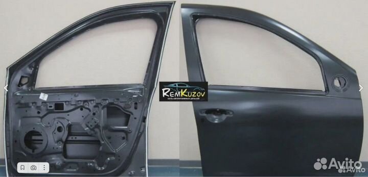 Дверь renault logan 1. Новая некрашеная